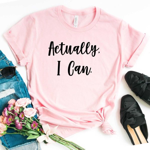 actually i can tee women casual womens t-shirt hipster funny for lady yong girl top, White
actually i can tee women casual womens t-shirt hipster funny for lady yong girl top, White