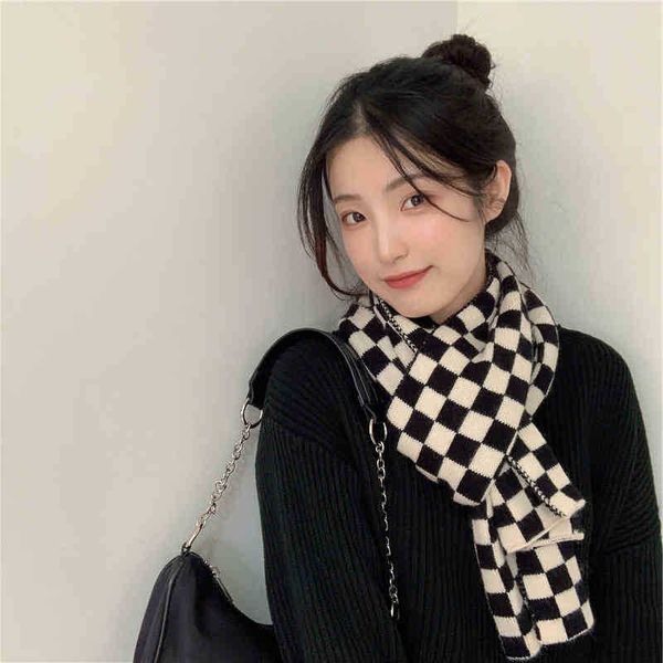scarves autumn and winter net red checkerboard scarf womens black white plaid korean version versatile warm 2022, Blue;gray
scarves autumn and winter net red checkerboard scarf womens black white plaid korean version versatile warm 2022, Blue;gray