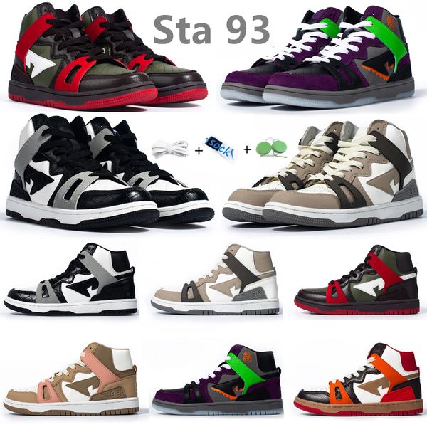 bapestas sta 93 high mens running shoes baped sneaker fashion red orange light sand black brown grey halloween olive green men women trainer
bapestas sta 93 high mens running shoes baped sneaker fashion red orange light sand black brown grey halloween olive green men women trainer