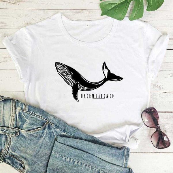overwhalemed t-shirt funny whale shirts animal lover tee women fashion casual, White
overwhalemed t-shirt funny whale shirts animal lover tee women fashion casual, White