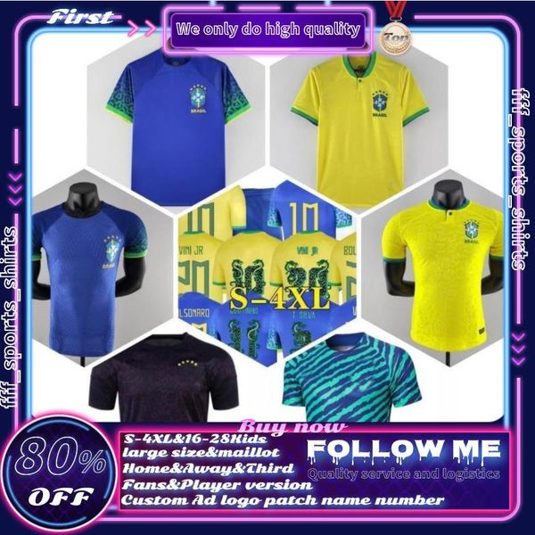 2022 brazil soccer jerseys brasil football shirt coutinho vini jr camiseta casemiro paqueta raphinha pele jesus 22 23 maillots 4xl fans paly, Black;yellow
2022 brazil soccer jerseys brasil football shirt coutinho vini jr camiseta casemiro paqueta raphinha pele jesus 22 23 maillots 4xl fans paly, Black;yellow