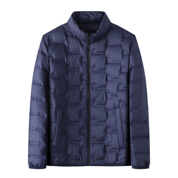 brand winter new style men's stand collar zipper placket warm casual versatile goose down jacket, Black
brand winter new style men's stand collar zipper placket warm casual versatile goose down jacket, Black