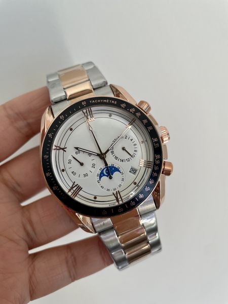 2022 new luxury branuhren herrend all stainless steel 6-pin men's watch multi-function leisure business hour meter quartz watch, Slivery;brown
2022 new luxury branuhren herrend all stainless steel 6-pin men's watch multi-function leisure business hour meter quartz watch, Slivery;brown