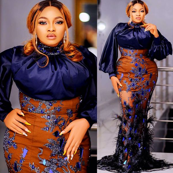 2022 arabic aso ebi mermaid luxurious prom dresses beaded crystals feather evening formal party second reception birthday engagement gowns d, Black
2022 arabic aso ebi mermaid luxurious prom dresses beaded crystals feather evening formal party second reception birthday engagement gowns d, Black