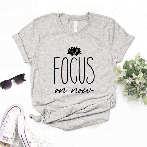 focus on now yoga print women tshirts casual funny t shirt for lady yong girl, White
focus on now yoga print women tshirts casual funny t shirt for lady yong girl, White