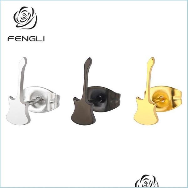stud stud fengli fashion women earrings cartoon guitar stainless steel cute 3 color small jewelry kids drop delivery 2022 dhbr0, Golden;silver
stud stud fengli fashion women earrings cartoon guitar stainless steel cute 3 color small jewelry kids drop delivery 2022 dhbr0, Golden;silver