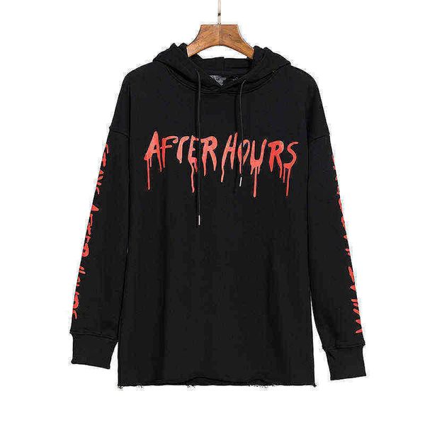 men's hoodies & trendy limited bleeding letter large hooded loose hip hop street couple sweater men's and women's jacket, Black
men's hoodies & trendy limited bleeding letter large hooded loose hip hop street couple sweater men's and women's jacket, Black
