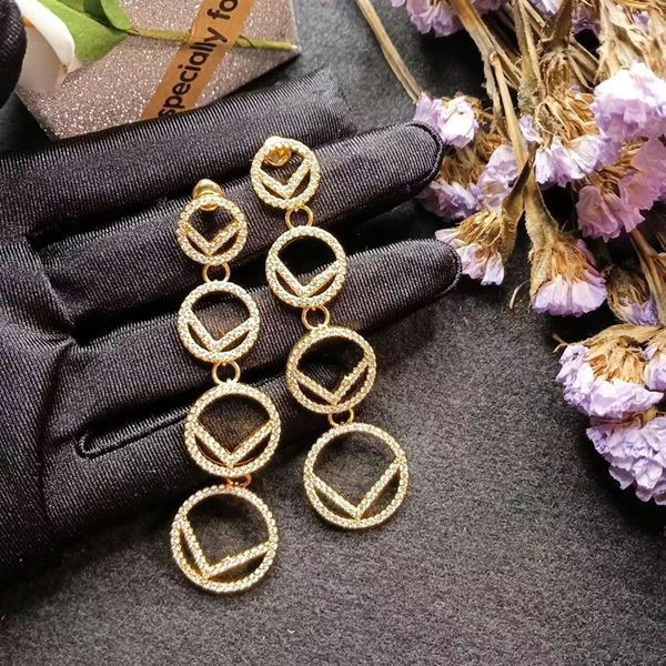 fashion designer jewelry women earrings diamonds dangle earring wife party wedding lovers gift engagement luxury round earbob store, Silver
fashion designer jewelry women earrings diamonds dangle earring wife party wedding lovers gift engagement luxury round earbob store, Silver