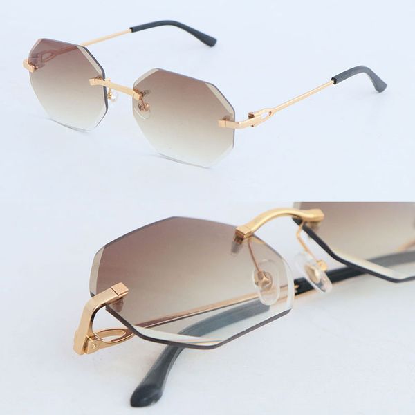 latest fashion metal large square rimless sunglasses womens luxury diamond cut sun glasses protection outdoor design sunglass pairing bag op, White;black
latest fashion metal large square rimless sunglasses womens luxury diamond cut sun glasses protection outdoor design sunglass pairing bag op, White;black