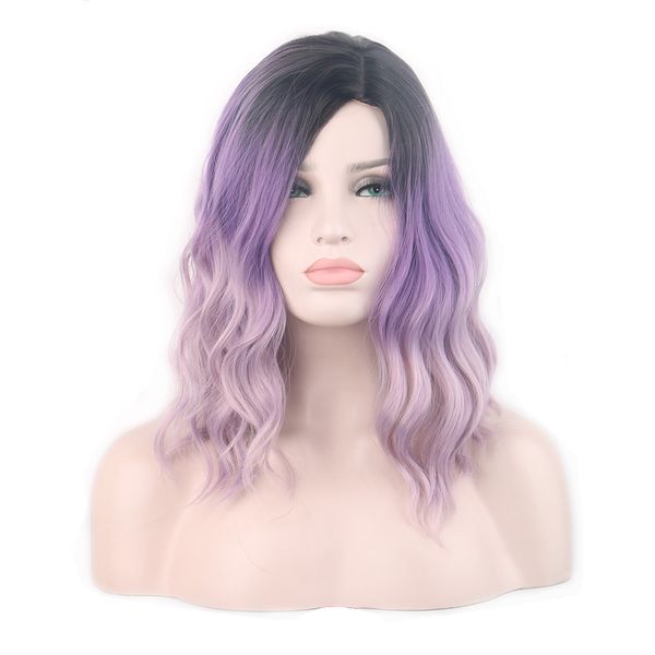 woodfestival synthetic hair cosplay wigs for women short wig black ombre purple pink curly halloween female
woodfestival synthetic hair cosplay wigs for women short wig black ombre purple pink curly halloween female