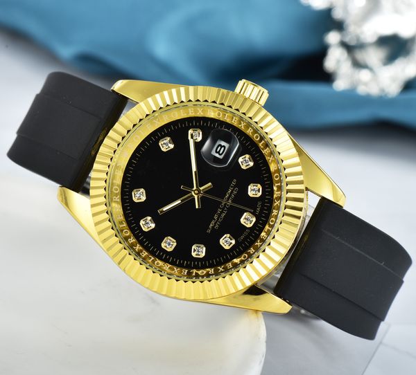 2022 new luxury brand business leisure men's multi-function timepiece rubber quartz wristwatch renojes de hombre, Slivery;brown
2022 new luxury brand business leisure men's multi-function timepiece rubber quartz wristwatch renojes de hombre, Slivery;brown