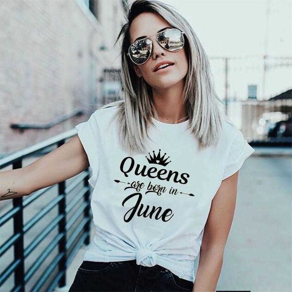 queens are born t shirts in june summer funny casual womens t-shirt wearing this, White
queens are born t shirts in june summer funny casual womens t-shirt wearing this, White