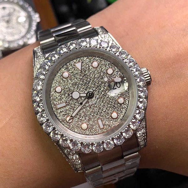 20238fkv wristwatches mens automatic mechanical watch life waterproof stainls steel wristband 40mm bezel diamond fashion style unique, Silver
20238fkv wristwatches mens automatic mechanical watch life waterproof stainls steel wristband 40mm bezel diamond fashion style unique, Silver