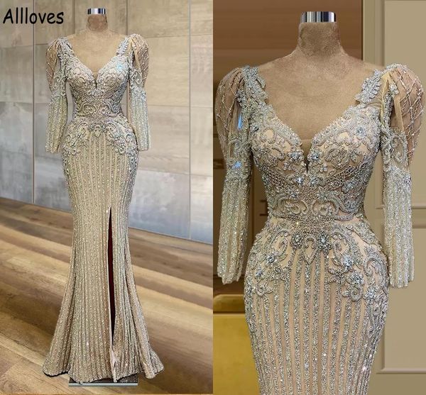 luxury crystals sequined pageant evening dresses for women long sleeves v neck formal occasion prom gowns mermaid split dubai celebrity rece, Black;red
luxury crystals sequined pageant evening dresses for women long sleeves v neck formal occasion prom gowns mermaid split dubai celebrity rece, Black;red