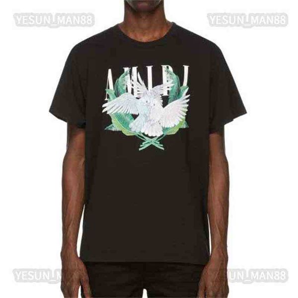 designer european american fashion brand mens and womens parrots printed round neck pullover t shirt summer high street tees, White;black
designer european american fashion brand mens and womens parrots printed round neck pullover t shirt summer high street tees, White;black