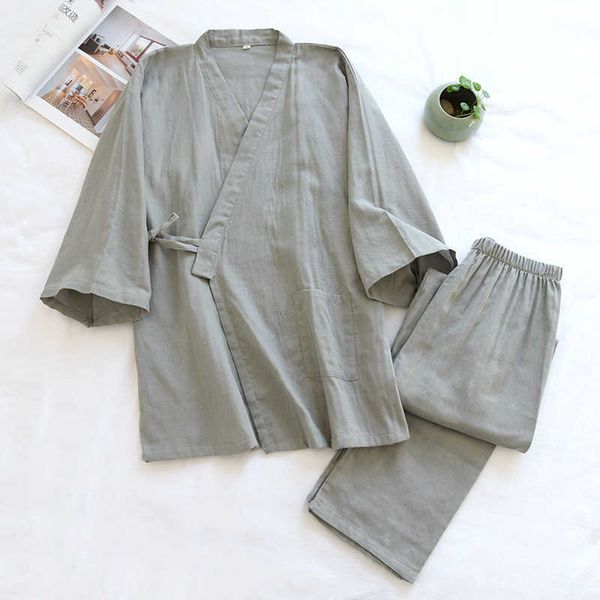 men's sleepwear japanese mens pyjamas lace-up gauze kimono summer and autumn pajamas comfortable five-point sleeve sleep wear suit peja, Black;brown
men's sleepwear japanese mens pyjamas lace-up gauze kimono summer and autumn pajamas comfortable five-point sleeve sleep wear suit peja, Black;brown