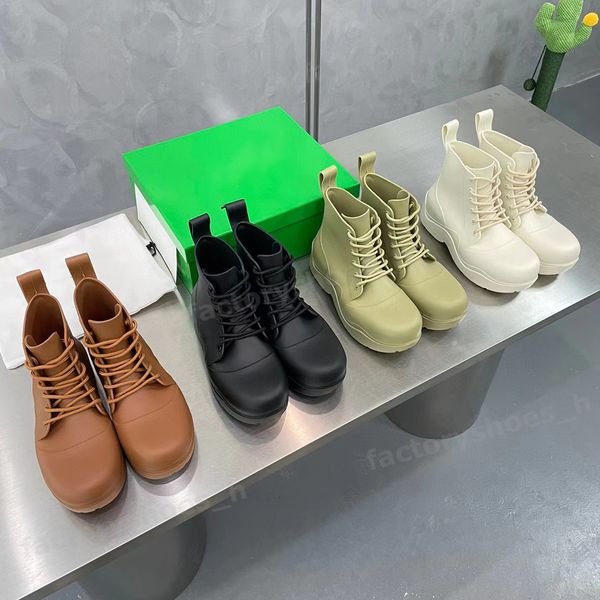 designer women boots puddle ankle boot rubber rain booties waterproof jelly lace-up rainboots wave sole increases 6.5cm bootie, Black
designer women boots puddle ankle boot rubber rain booties waterproof jelly lace-up rainboots wave sole increases 6.5cm bootie, Black