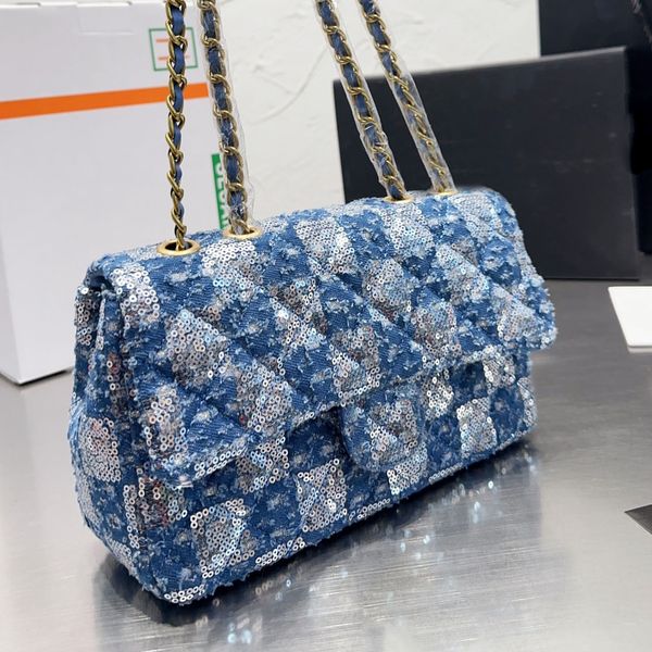 womens vintage tweed sequined quilted flap bags designer shiny metal leather classic blue black purse totes crossbody sacoche large capacity
womens vintage tweed sequined quilted flap bags designer shiny metal leather classic blue black purse totes crossbody sacoche large capacity