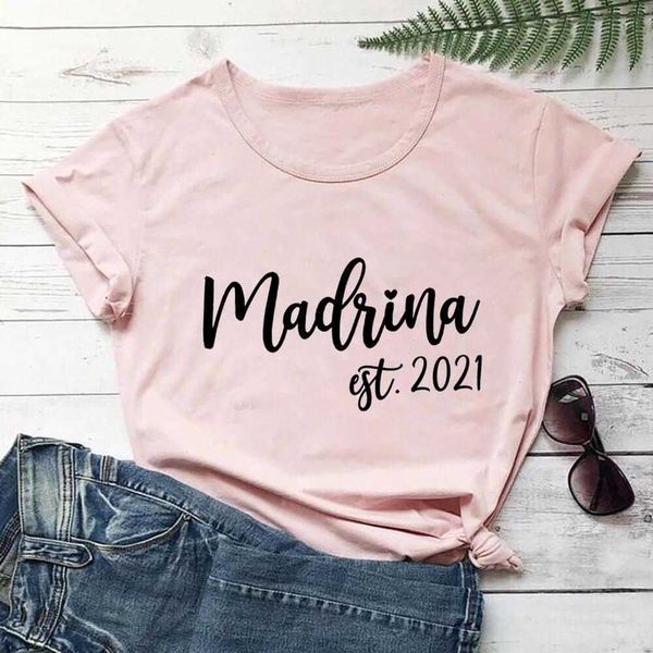 madrina est tee women mother life summer casual o-neck pullovers short sleeve, White
madrina est tee women mother life summer casual o-neck pullovers short sleeve, White
