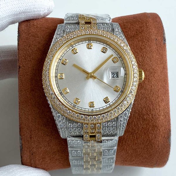wristwatches wristwatches diamond mens watch automatic mechanical watch 41mm diamonds bezel sapphire fashion wristwatch for men wristwatch m, Slivery;brown
wristwatches wristwatches diamond mens watch automatic mechanical watch 41mm diamonds bezel sapphire fashion wristwatch for men wristwatch m, Slivery;brown