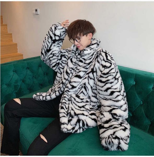 men's fur faux fur men winter faux fur furry coat loose male leopard print tiger stripe jacket oversize boys harajuku outerwear xxxl wi, Black
men's fur faux fur men winter faux fur furry coat loose male leopard print tiger stripe jacket oversize boys harajuku outerwear xxxl wi, Black