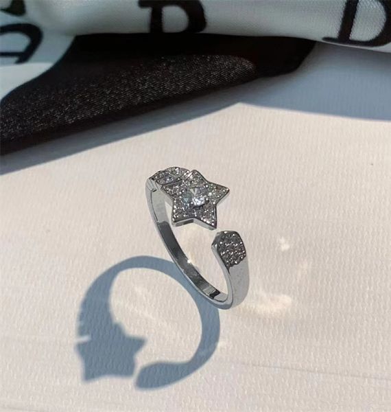 luxury selected design band ring classic designer rings opening adjustable charm lady gift friend classic premium jewelry accessories platin, Silver
luxury selected design band ring classic designer rings opening adjustable charm lady gift friend classic premium jewelry accessories platin, Silver