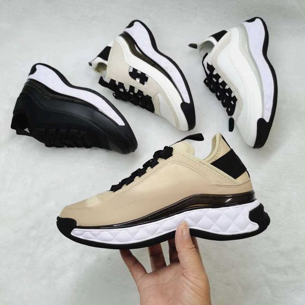 2022 casual shoes designer design summer new shoes splicing sports women's small white shoes thick soled light, Black
2022 casual shoes designer design summer new shoes splicing sports women's small white shoes thick soled light, Black