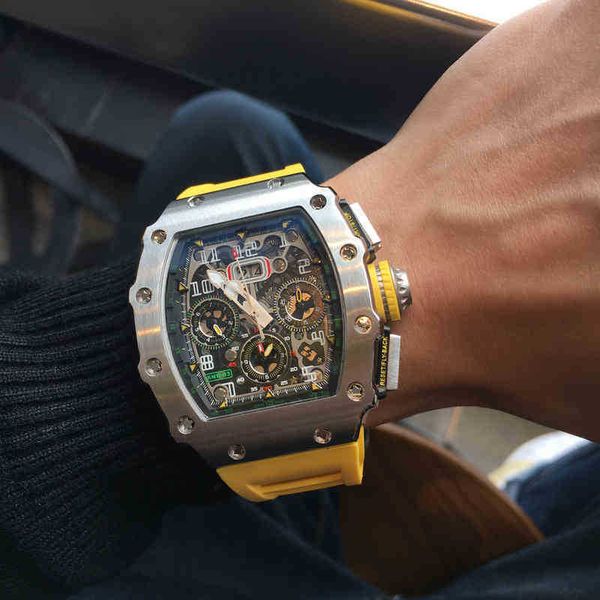 superclone luxury mens mechanics watch richa milles business leisure full-automatic mechanical black technology multi-functional men's, Slivery;brown
superclone luxury mens mechanics watch richa milles business leisure full-automatic mechanical black technology multi-functional men's, Slivery;brown
