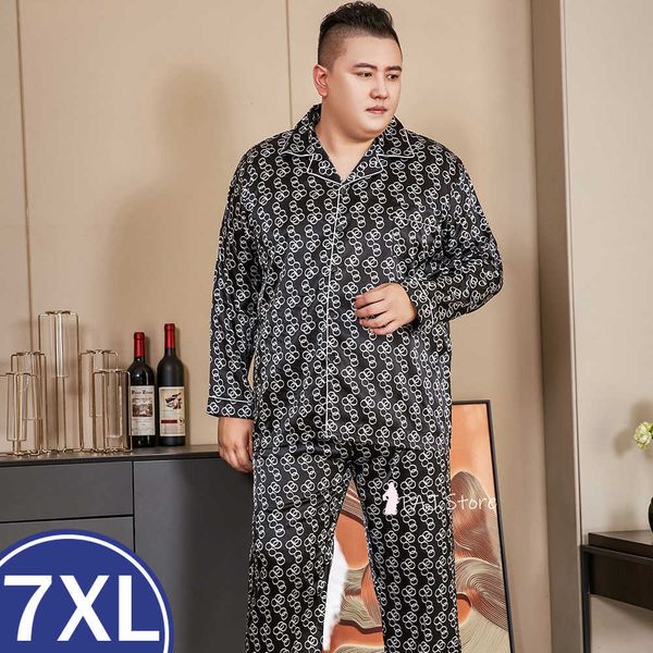 men's sleepwear men pajama sets silk satin pijama turn-down collar sleepwear large size long sleeve autumn nightwear male 2 pieces sets, Black;brown
men's sleepwear men pajama sets silk satin pijama turn-down collar sleepwear large size long sleeve autumn nightwear male 2 pieces sets, Black;brown
