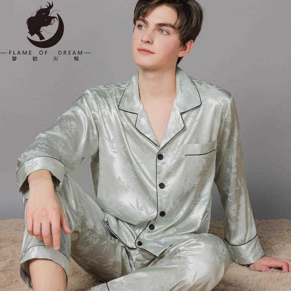 men's sleepwear flame of dream spring and summer men's silk short sleeved trousers thin plaid pajamas simulation silk men's h, Black;brown
men's sleepwear flame of dream spring and summer men's silk short sleeved trousers thin plaid pajamas simulation silk men's h, Black;brown