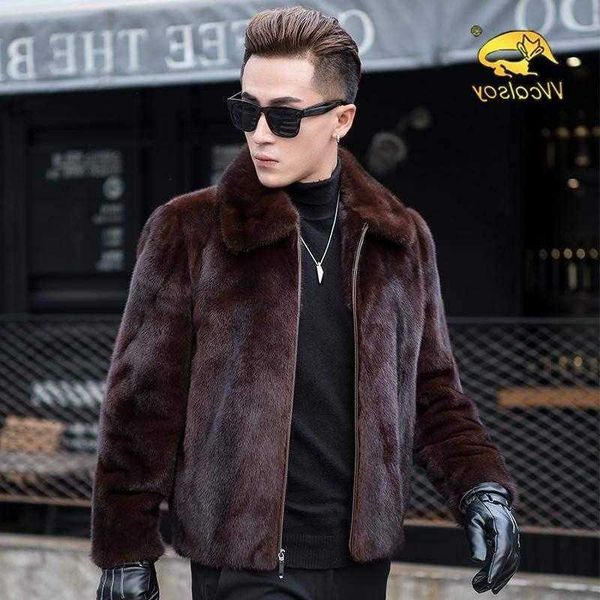 men's fur faux 2022 autumn winter new mink coat lapel thick warm jackets fashion mens eco-friendly coats l49 t221102, Black
men's fur faux 2022 autumn winter new mink coat lapel thick warm jackets fashion mens eco-friendly coats l49 t221102, Black