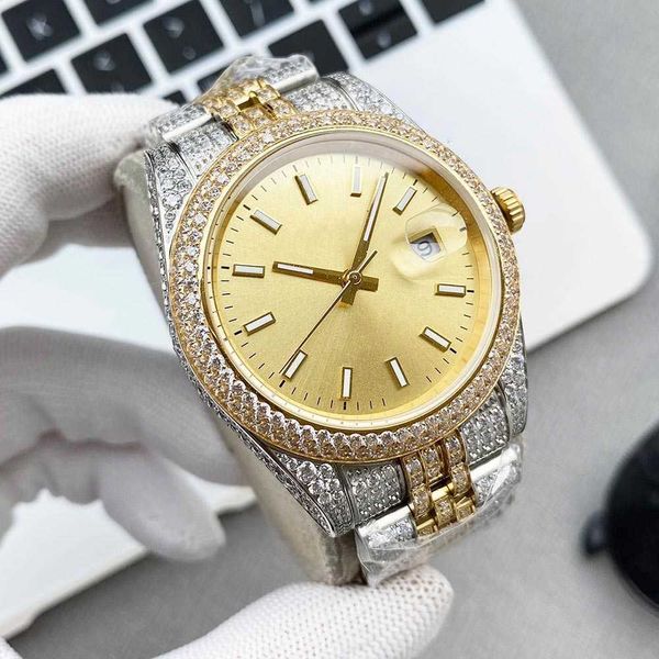 20239zmr wristwatches diamond watch 2022 mens automatic mechanical watch sapphire 41mm strap diamond-studded steel women wristwatch montre d, Slivery;brown
20239zmr wristwatches diamond watch 2022 mens automatic mechanical watch sapphire 41mm strap diamond-studded steel women wristwatch montre d, Slivery;brown