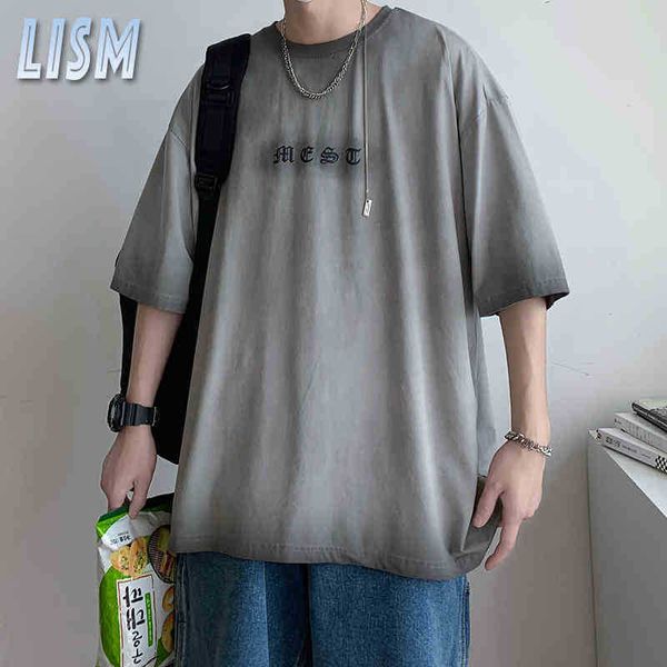 lism 2022 fashion men o-neck t-shirts crack letter printe short t shirt cotton oversized tee, White;black
lism 2022 fashion men o-neck t-shirts crack letter printe short t shirt cotton oversized tee, White;black