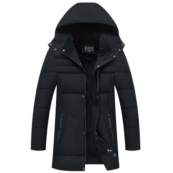 men's plush thickened down cotton padded clothes middle-aged and elderly men middle-aged and long dad's, Black
men's plush thickened down cotton padded clothes middle-aged and elderly men middle-aged and long dad's, Black