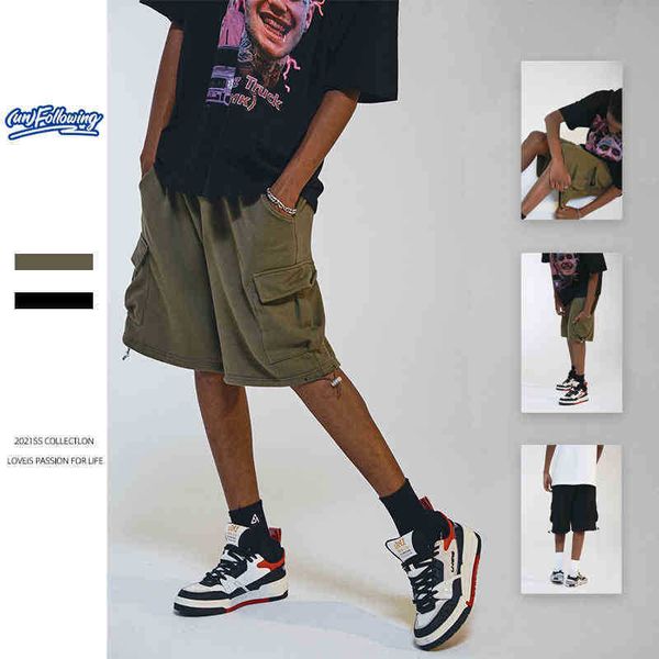 high street trend big pocket cargo knitwear sporty casual shorts summer slacks half-length sweatshirt, White;black
high street trend big pocket cargo knitwear sporty casual shorts summer slacks half-length sweatshirt, White;black