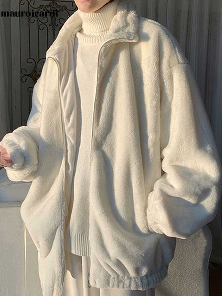 men's fur faux fur mauroicardi winter oversized thick warm soft white pink black faux fur coat men zip up fluffy jacket korean fashion
men's fur faux fur mauroicardi winter oversized thick warm soft white pink black faux fur coat men zip up fluffy jacket korean fashion