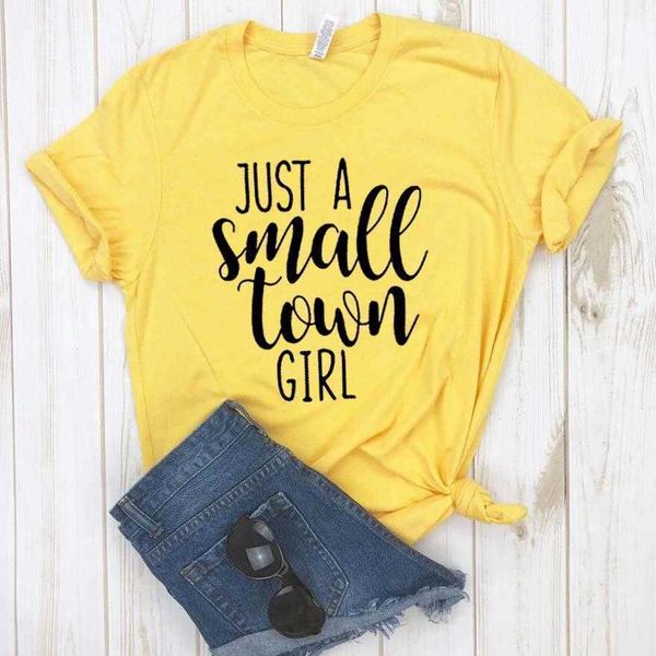 just a small town girl t shirt women casual hipster funny t-shirt lady yong tee, White
just a small town girl t shirt women casual hipster funny t-shirt lady yong tee, White