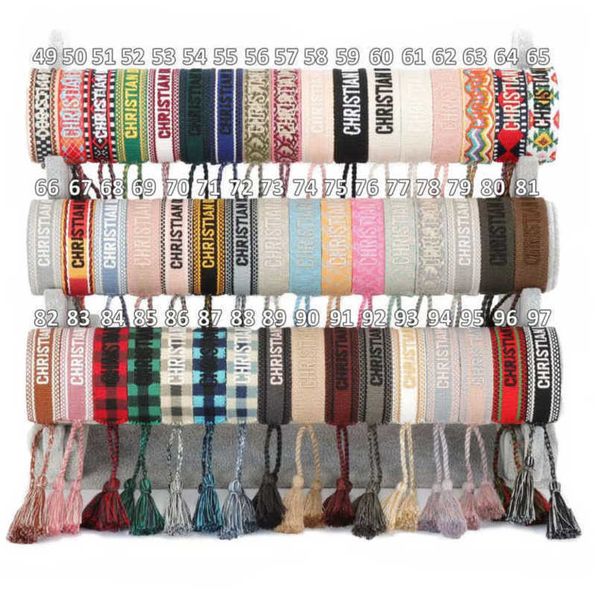 luxury fashion women's bracelets d brand designer bangle letter embroidered bracelet woven hand rope trendy wrist tassel bohemian men g, Golden;silver
luxury fashion women's bracelets d brand designer bangle letter embroidered bracelet woven hand rope trendy wrist tassel bohemian men g, Golden;silver