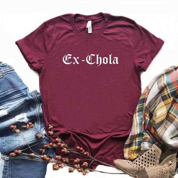 ex chola latina print tee women tshirts casual funny t shirt for lady hipster 6, White
ex chola latina print tee women tshirts casual funny t shirt for lady hipster 6, White