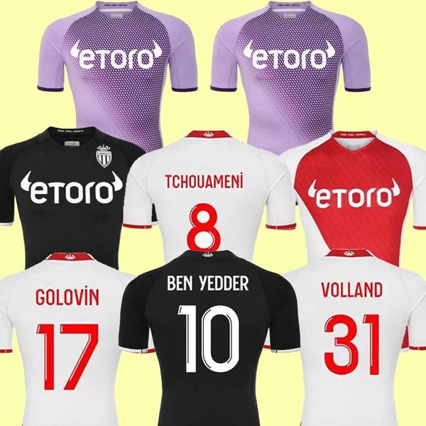 22 23 as monaco third soccer jerseys ben yedder 2022 2023 purple golovin boadu s.diop jean lucas minamino football shirt fofana volland gels, Black;yellow
22 23 as monaco third soccer jerseys ben yedder 2022 2023 purple golovin boadu s.diop jean lucas minamino football shirt fofana volland gels, Black;yellow