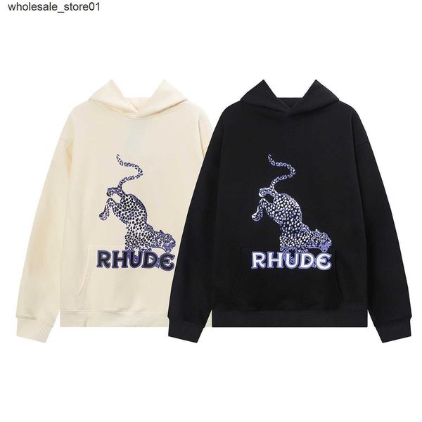 new men's hoodies designer sweatshirts fashion rhude leopard print men's women's loose casual hooded sweater, Black
new men's hoodies designer sweatshirts fashion rhude leopard print men's women's loose casual hooded sweater, Black