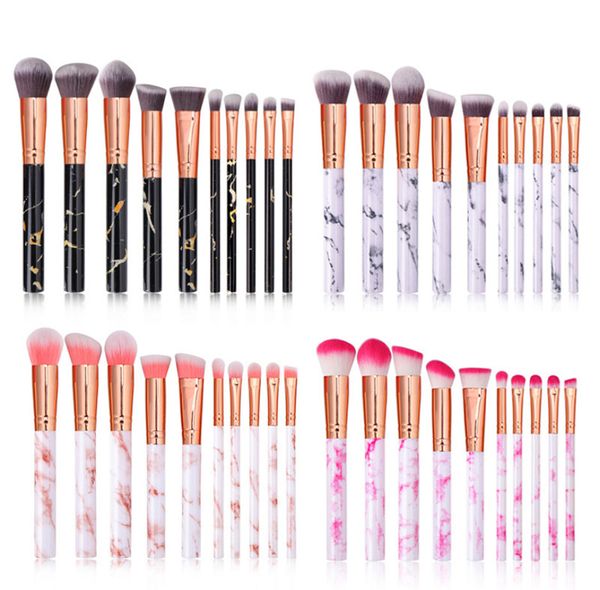10pcs professional marble makeup brushes soft makeup brush set foundation powder beauty make up tools
10pcs professional marble makeup brushes soft makeup brush set foundation powder beauty make up tools