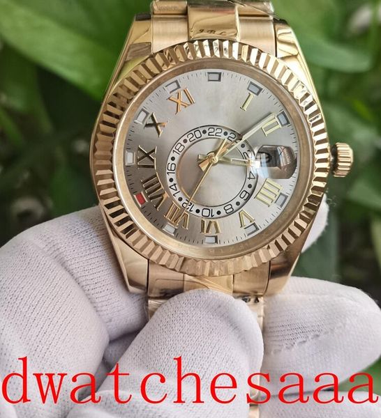 classic series new version men's wristwatches 18k yellow gold 42mm gray dial triangular pitted outer ring 326935 automatic 2813 movemen, Slivery;brown
classic series new version men's wristwatches 18k yellow gold 42mm gray dial triangular pitted outer ring 326935 automatic 2813 movemen, Slivery;brown