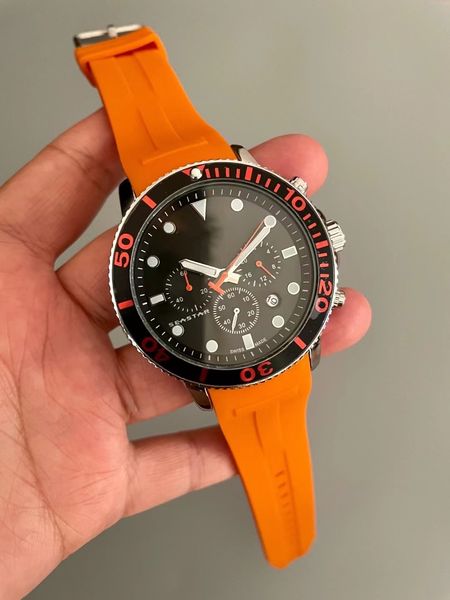 2022 New Luxury Brand Business Leisure Men's Multifunctional Timecode Watch Rubber Quartz Wristwatch Uhren Herren, Black
2022 New Luxury Brand Business Leisure Men's Multifunctional Timecode Watch Rubber Quartz Wristwatch Uhren Herren, Black