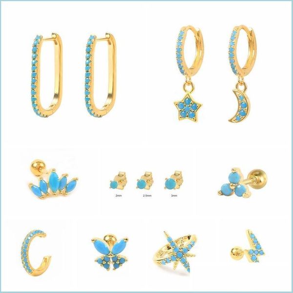 stud stud 925 sterling sier turquoise crystal earring for women jewelry wedding party engagement ear piercing bijoux gift drop deliv dhymw, Golden;silver
stud stud 925 sterling sier turquoise crystal earring for women jewelry wedding party engagement ear piercing bijoux gift drop deliv dhymw, Golden;silver