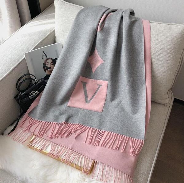 designer scarf with geometric patterns winter letters print cashmere scarves for women warm plaid cotton shawl wraps, Blue;gray
designer scarf with geometric patterns winter letters print cashmere scarves for women warm plaid cotton shawl wraps, Blue;gray
