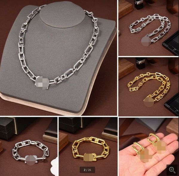 titanium steel great b letter thick chain necklace female exaggerated temperament retro glamorous earrings women punk 18k gold plated bracel, Black
titanium steel great b letter thick chain necklace female exaggerated temperament retro glamorous earrings women punk 18k gold plated bracel, Black