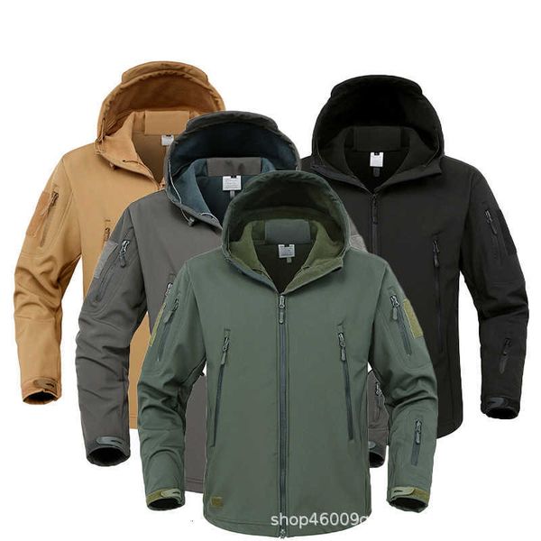 military sharkskin softshell autumn camouflage fleece jacket casual army tactical clothing men waterproof windbreaker, Black
military sharkskin softshell autumn camouflage fleece jacket casual army tactical clothing men waterproof windbreaker, Black