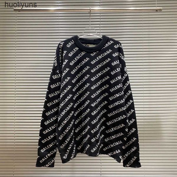 knitted designer sweaters balencaigass men's 2023 sweater autumn winter women's 2022 fashion brand crew paris neck letter jacquard, White;black
knitted designer sweaters balencaigass men's 2023 sweater autumn winter women's 2022 fashion brand crew paris neck letter jacquard, White;black