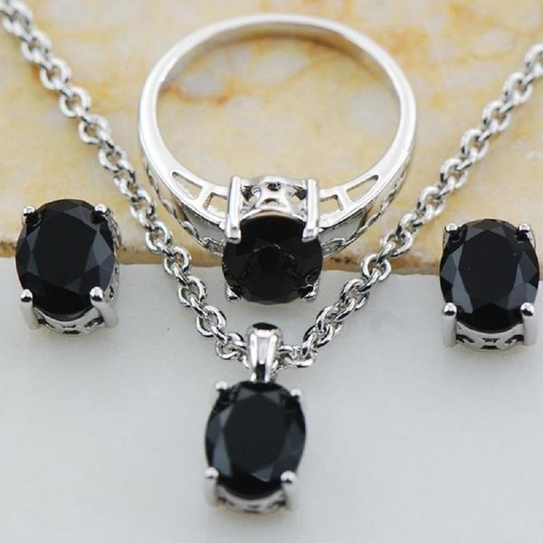 bracelet earrings necklace fashion women jewelry set artificial black crystal zircon pendant with ring for wedding party charm drop smt75
bracelet earrings necklace fashion women jewelry set artificial black crystal zircon pendant with ring for wedding party charm drop smt75